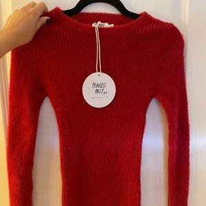 Red sweater